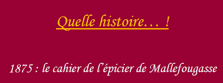 Le cahier de l&rsquo;épicier
